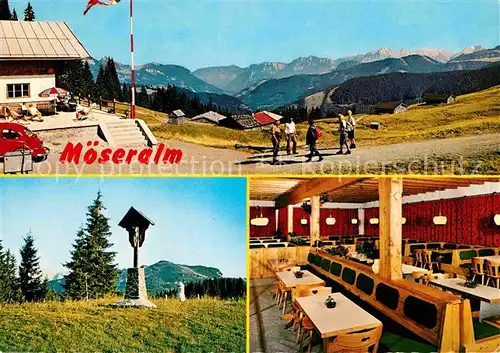 AK / Ansichtskarte Waidring Tirol Unterkunftshaus Moeseralm Marterl Kat. Waidring