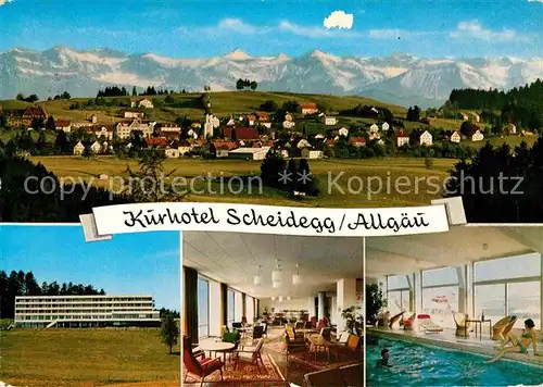 AK / Ansichtskarte Scheidegg Allgaeu Kurhotel Kat. Scheidegg