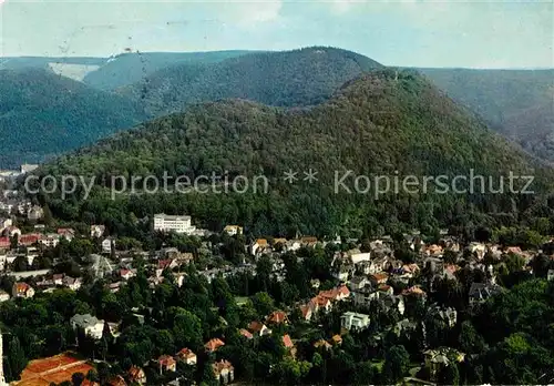 AK / Ansichtskarte Harzburg Bad Luftaufnahme Sanatorium Burgberg Kat. Bad Harzburg