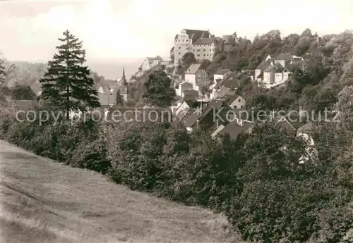 AK / Ansichtskarte Koenitz Ortsansicht mit Burg 16. Jhdt. seit 1946 Feierabendheim Kat. Unterwellenborn