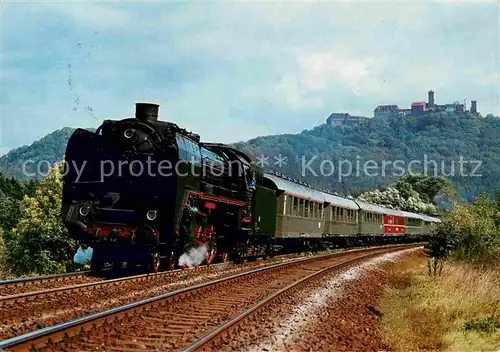 AK / Ansichtskarte Lokomotive Dampf Schnellzuglokomotive 03001 Wartburg  Kat. Eisenbahn