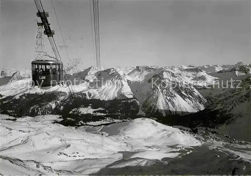 AK / Ansichtskarte Seilbahn Arosa Weisshorn  Kat. Bahnen