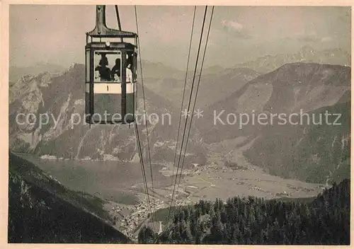 AK / Ansichtskarte Seilbahn Hoellengebirge Salzkammergut  Kat. Bahnen