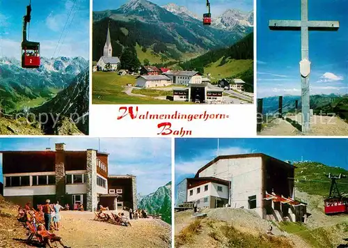 AK / Ansichtskarte Seilbahn Walmendingerhorn Mittelberg Kleines Walsertal Kat. Bahnen
