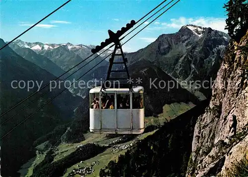 AK / Ansichtskarte Seilbahn Penkenbahn Mayrhofen Finkenberg Gruenberg Zillertal Kat. Bahnen