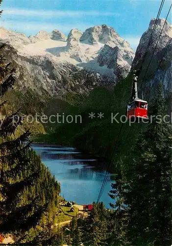 AK / Ansichtskarte Seilbahn Gosaukamm Gosausee Hoher Dachstein  Kat. Bahnen