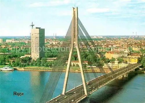 AK / Ansichtskarte Riga Lettland Gorki Bridge  Kat. Riga