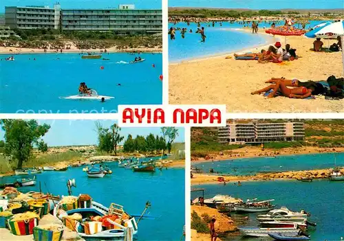 AK / Ansichtskarte Ayia Napa Agia Napa Hotels Strandpartien Bootsliegeplatz Kat. Zypern cyprus