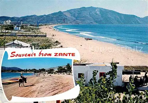 AK / Ansichtskarte Zante Zakynthos Strandpartie Kat. Griechenland