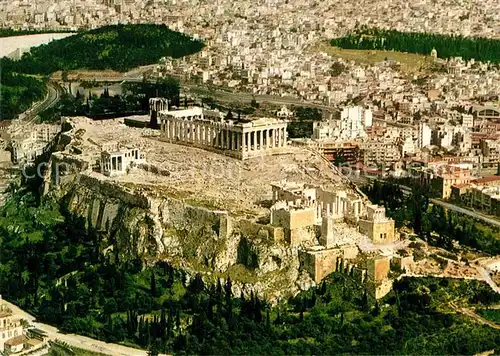 AK / Ansichtskarte Athen Griechenland mit Akropolis Fliegeraufnahme Kat. 