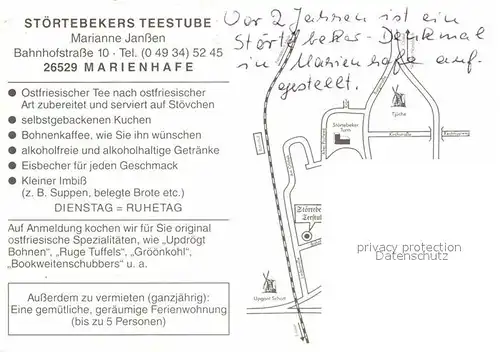 AK / Ansichtskarte Marienhafe Stoertebeckers Teestube Kat. Marienhafe