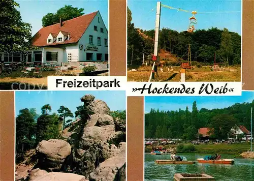 AK / Ansichtskarte Ibbenbueren Freizeitpark Hockendes Weib Kat. Ibbenbueren