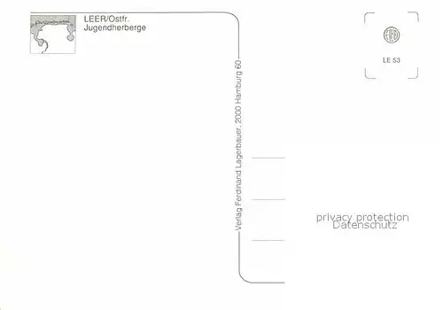 AK / Ansichtskarte Leer Ostfriesland Jugendherberge Kat. Leer (Ostfriesland)