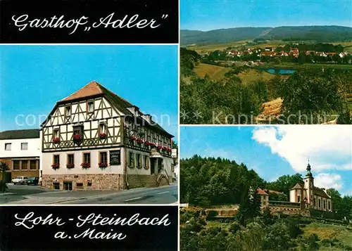 AK / Ansichtskarte Steinbach Lohr Main Gasthof Adler  Kat. Lohr a.Main