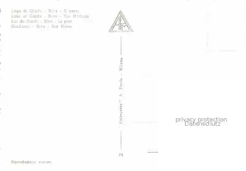 AK / Ansichtskarte Riva del Garda Hafen Kat. 
