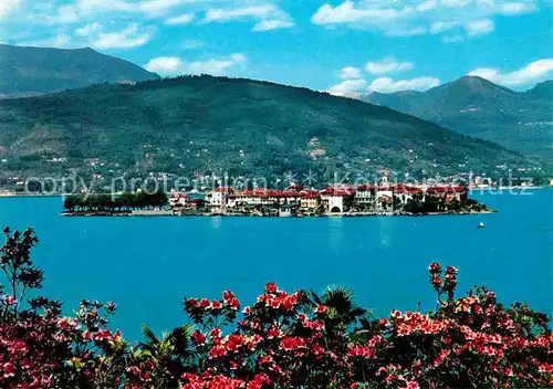 AK / Ansichtskarte Lago Maggiore Fischerinsel Panorama Kat. Italien