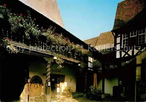 AK / Ansichtskarte Riquewihr Haut Rhin Cour des Cigognes Kat. Riquewihr