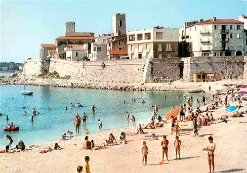 AK / Ansichtskarte Antibes Alpes Maritimes Plage de le Gravette Kat. Antibes