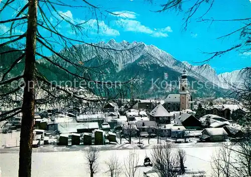 AK / Ansichtskarte Dobbiaco Pustertal Suedtirol Ortsansicht mit Kirche Winterpanorama Alpen Kat. Toblach Pustertal