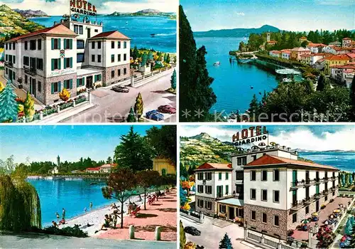 AK / Ansichtskarte Lesa Lago Maggiore Hotel Giardino Strand Bucht