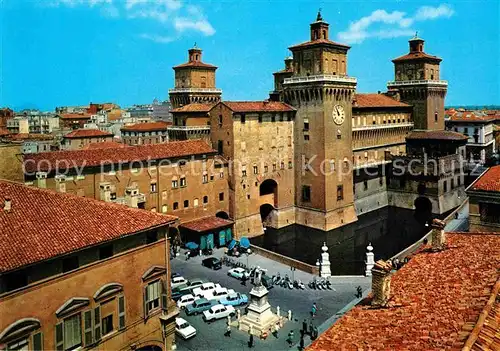 AK / Ansichtskarte Ferrara Castello Estense e Piazza Savonarola Kat. Ferrara