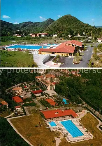 AK / Ansichtskarte Montegrotto Terme Hotel Terme Petrarca Fliegeraufnahme Kat. 