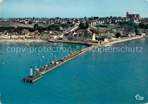 AK / Ansichtskarte Cancale Vue generale aerienne du port Kat. Cancale