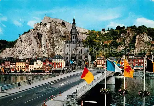 AK / Ansichtskarte Dinant Wallonie Le Pont La Collegiale et la Citadelle Kat. Dinant