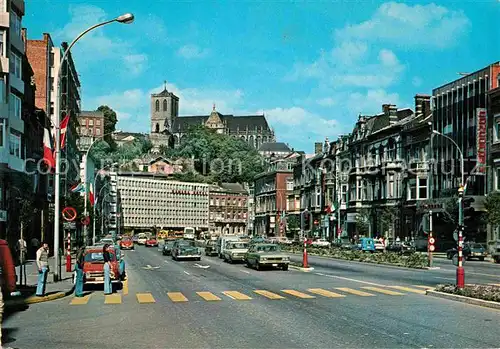 AK / Ansichtskarte Liege Luettich Boulevard de la Sauveniere avec Eglise St Martin Kat. Luettich