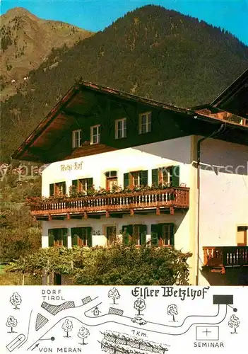 AK / Ansichtskarte Dorf Tirol Elsler Wetzlhof Kat. Tirolo