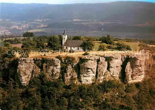 AK / Ansichtskarte Staffelberg Felsenkrone Adelgundis Kapelle Kat. Bad Staffelstein