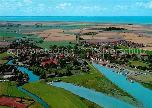 AK / Ansichtskarte Greetsiel Fliegeraufnahme Kat. Krummhoern