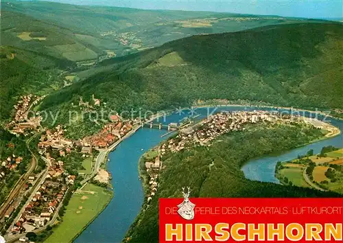 AK / Ansichtskarte Hirschhorn Neckar Fliegeraufnahme Kat. Hirschhorn (Neckar)