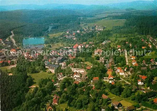 AK / Ansichtskarte Hahnenklee Bockswiese Harz Fliegeraufnahme Kat. Goslar