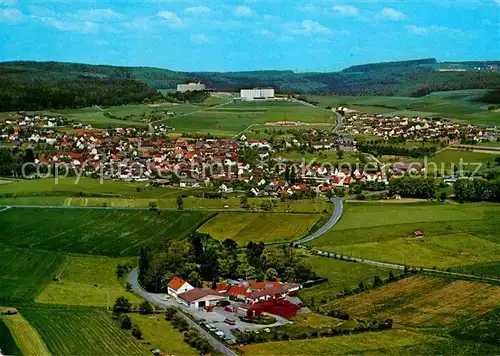 AK / Ansichtskarte Zwesten Bad Fliegeraufnahme mit Hartwaldklinik Kat. Bad Zwesten