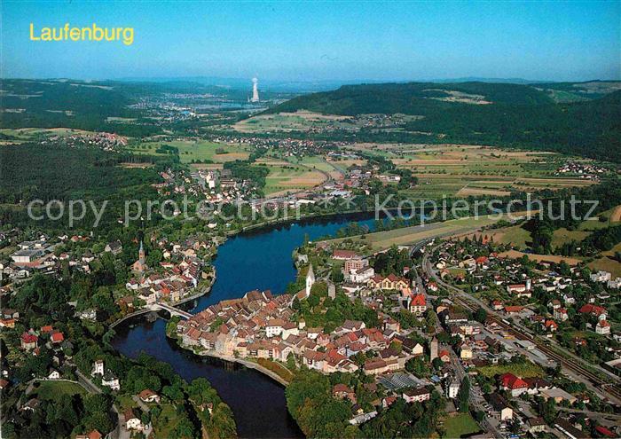 AK / Ansichtskarte Laufenburg Baden Fliegeraufnahme Kat