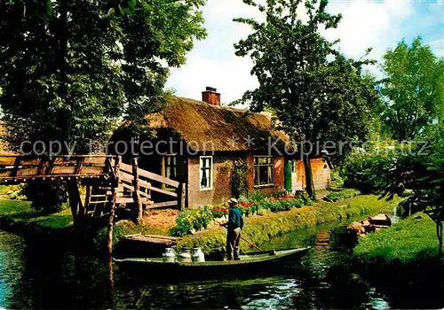 AK / Ansichtskarte Giethoorn Haus am Kanal Kat. Steenwijkerland