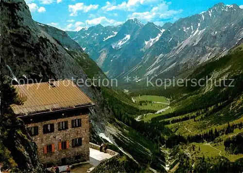 AK / Ansichtskarte Karwendelhaus Panorama Kat. Karwendel Scharnitz