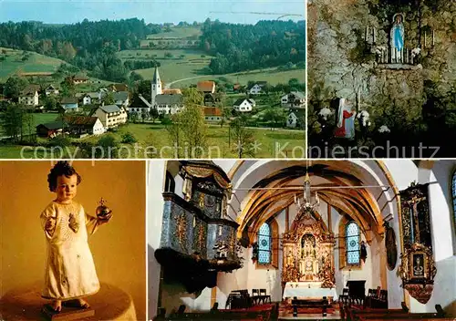 AK / Ansichtskarte Stiwoll Lourdesgrotte Pfarrkirche Sankt Philipp und Sankt Jakob Kat. Stiwoll