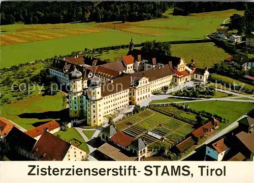 AK / Ansichtskarte Stams Zisterzienserstift Fliegeraufnahme Kat. Stams