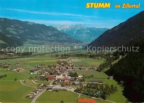 AK / Ansichtskarte Stumm Zillertal Fliegeraufnahme Kat. Stumm