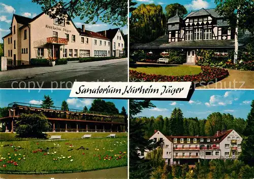 AK / Ansichtskarte Bad Salzhausen Sanatorium Kurheim Jaeger Kat. Nidda