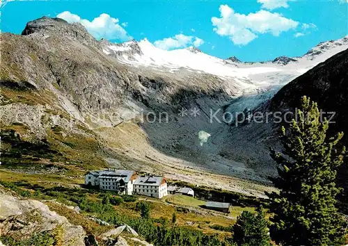 AK / Ansichtskarte Berlinerhuette mit Hornkees Hornspitzen und Thurnerkamp Kat. Mayrhofen