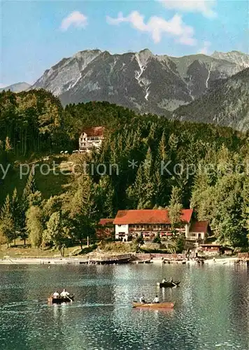 AK / Ansichtskarte Oberstdorf Freibergsee Restaurant Hotel Kat. Oberstdorf