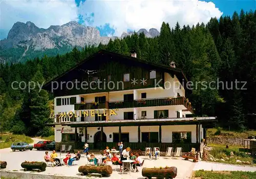 AK / Ansichtskarte Soraga Trentino Dolomiten Pension La Molinella