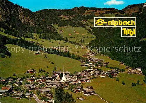 AK / Ansichtskarte Alpbach Fliegeraufnahme Kat. Alpbach