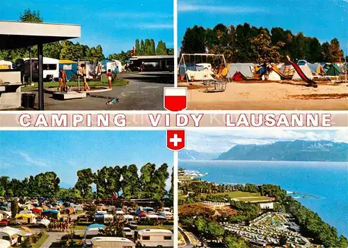 AK / Ansichtskarte Lausanne VD Camping Vidy Kat. Lausanne