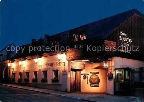 AK / Ansichtskarte Wien Restaurant Zum Martin Sepp Kat. Wien