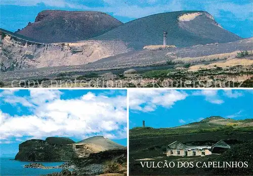 AK / Ansichtskarte Vulkane Geysire Vulcans Geysers Vulcao dos Capelinhos Faial Acores  Kat. Natur