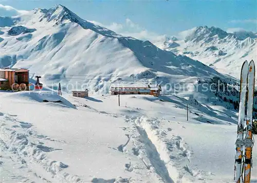 AK / Ansichtskarte Seilbahn Silvretta Idalpe Fluchthorn Zahnspitze Paznauntal Tirol  Kat. Bahnen